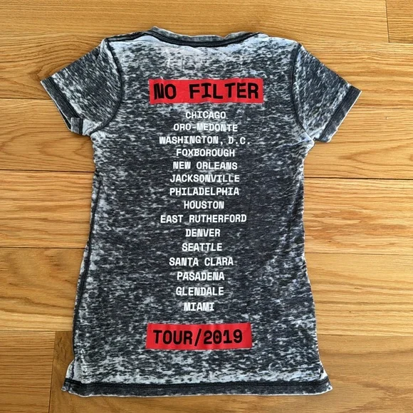 THE ROLLING STONES Gray Graphic T-Shirt - Picture 2 of 3